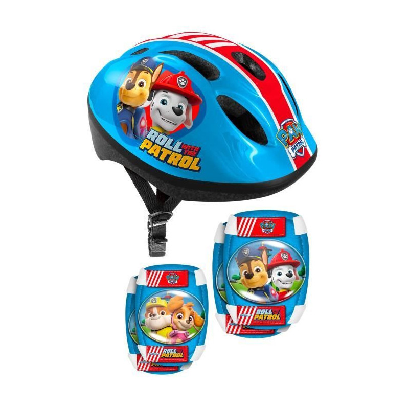 Helmet and elbow/knee pad set - 50/56 cm - PAT PATROUILLE - PA450507