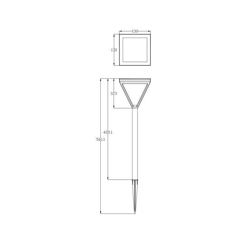 Stainless steel tag Setting up pearl glass 25 hot white lumens