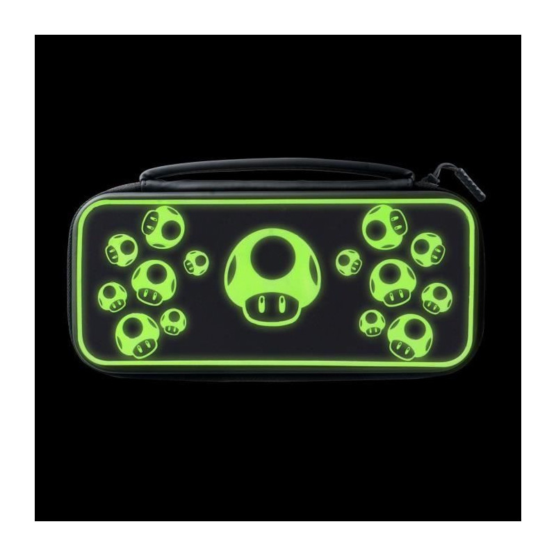 Carrying case - PDP - 1 UP Glow In The Dark - Nintendo Switch - Black