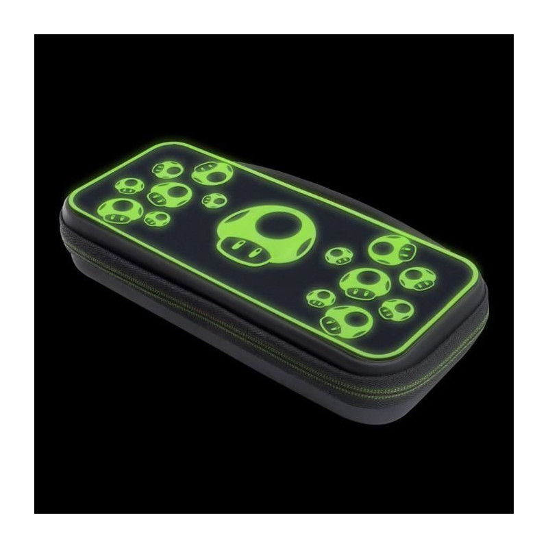 Carrying case - PDP - 1 UP Glow In The Dark - Nintendo Switch - Black