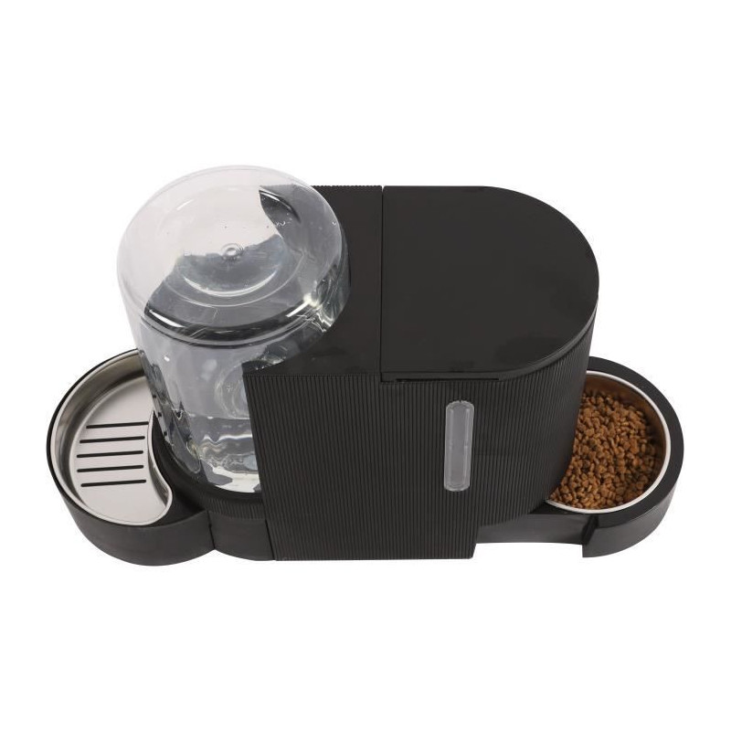 M.PETS DUPLO kibble and water dispenser 1.3kg/3L - 40x16.2x29.1 cm - B