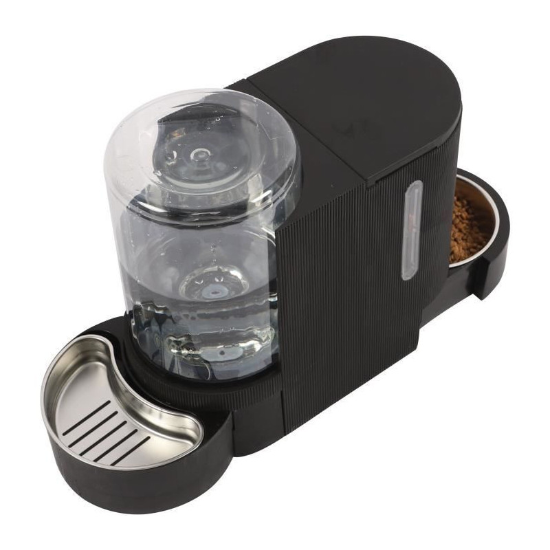 M.PETS DUPLO kibble and water dispenser 1.3kg/3L - 40x16.2x29.1 cm - B