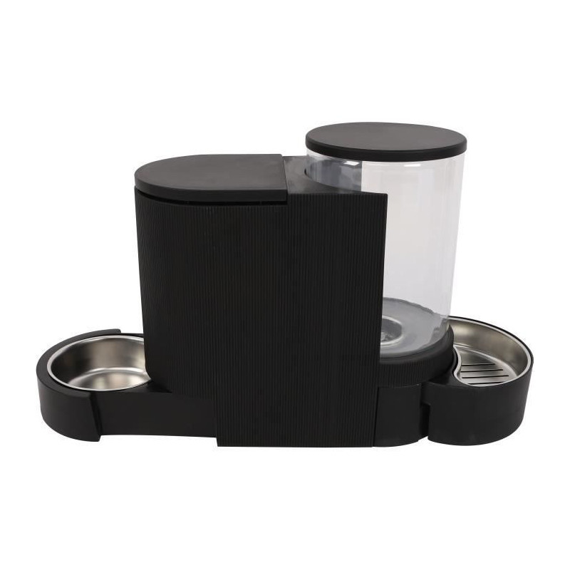 M.PETS DUPLO kibble and water dispenser 1.3kg/3L - 40x16.2x29.1 cm - B