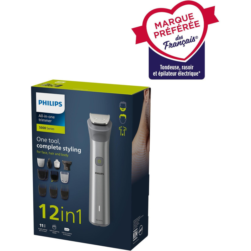 Hair clipper - PHILIPS - MG5940/15 - Cordless - 12 accessories - Stain