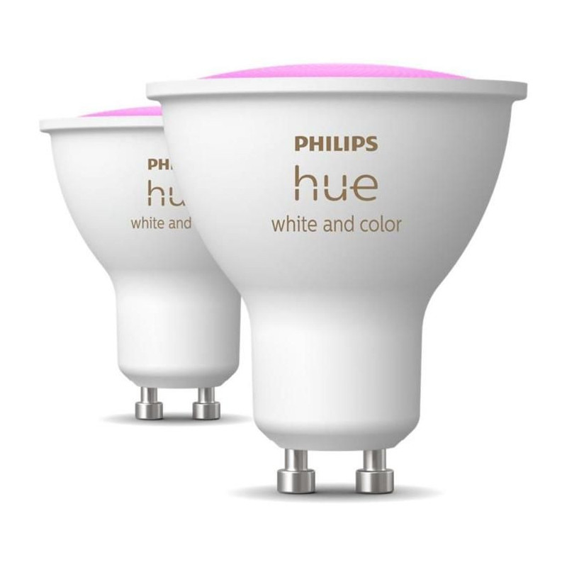 PHILIPS brand connected LED bulbs, offering adjustable brightness and