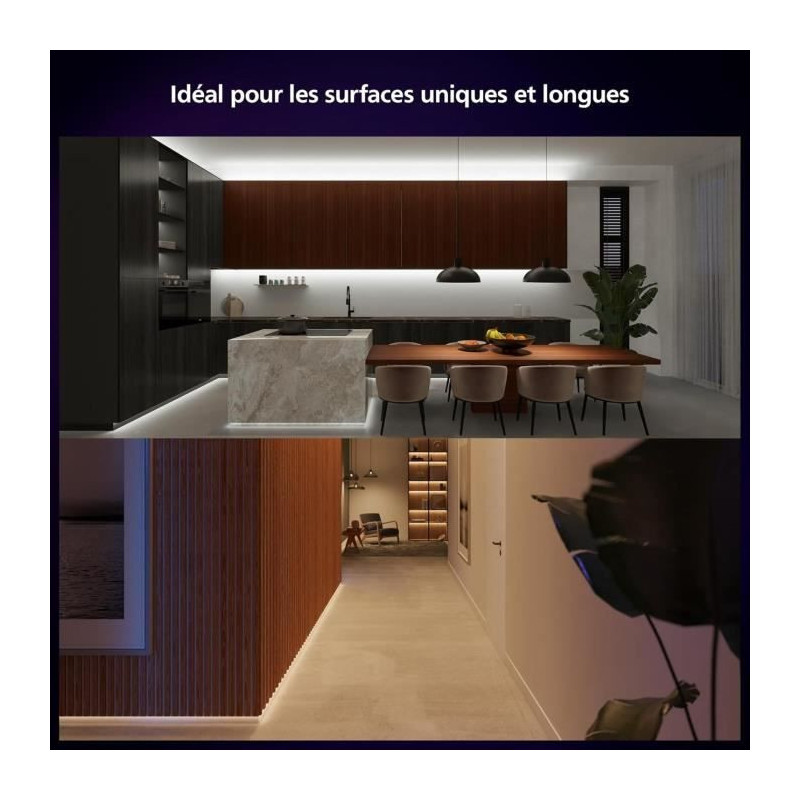 Connected strip - Philips Hue - Solo Lightstrip - 5 m - White - Integr
