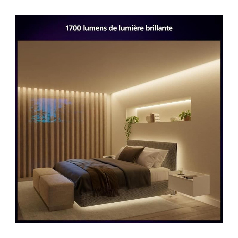 Connected strip - Philips Hue - Solo Lightstrip - 5 m - White - Integr