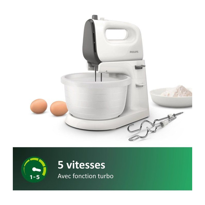 Mixer - PHILIPS - HR3745/00 - 450 W - 3 L - White