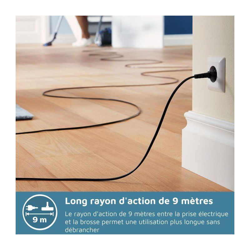 PHILIPS XB2123/09 - Bagless Cylinder Vacuum Cleaner - 850 W - Compact