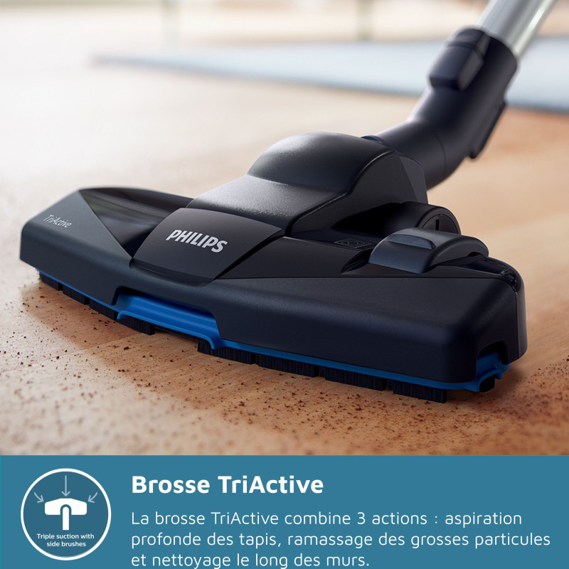 Philips XD3112/09 Traineau vacuum cleaner with Series 3000 - 900W bag