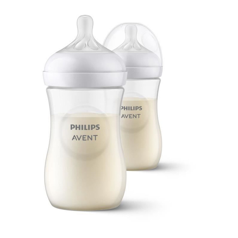 Set of 3 Natural bottles 3.0 Philips Advent Scy903/02 - 260 ml