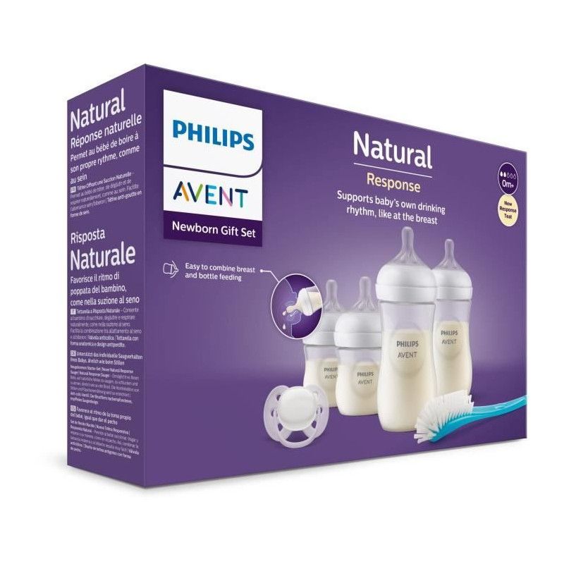 Newborn Kit - PHILIPS AVENT - Natural 3.0 - 2 125ml Bottles + 2 260ml