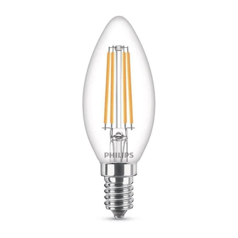 Philips Led Equivalent 60W E14 Warm Warm Non -Dimmable, Glass