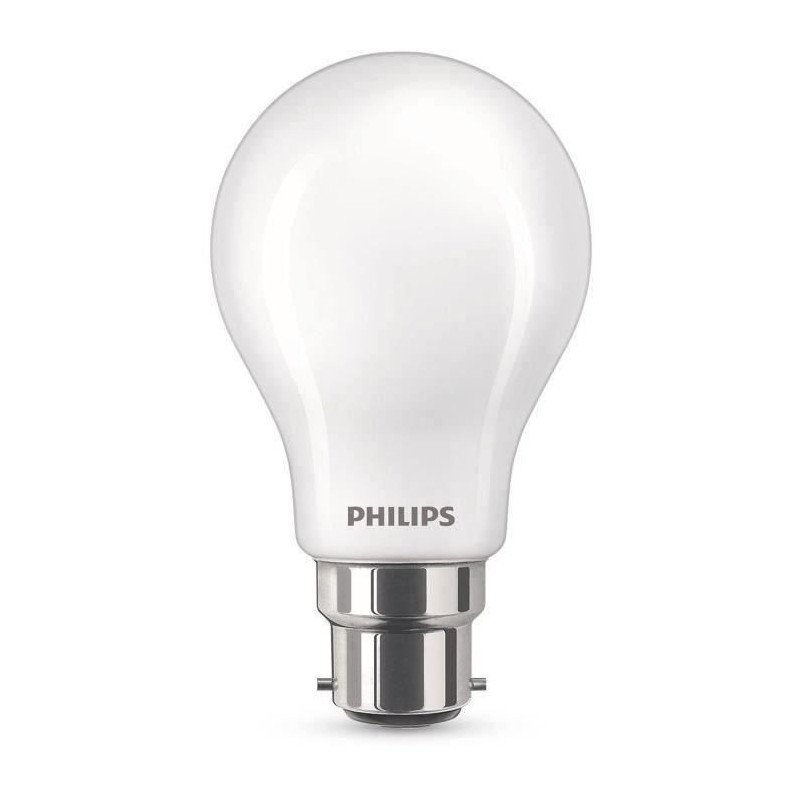 Philips LED Equivalent 40W B22 Warm White Warm Non -Dimmable, Glass