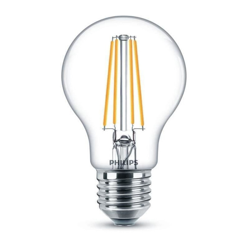 Philips LED Classic 60W Standard E27 Warm White Non -Dimmable Lot of 2
