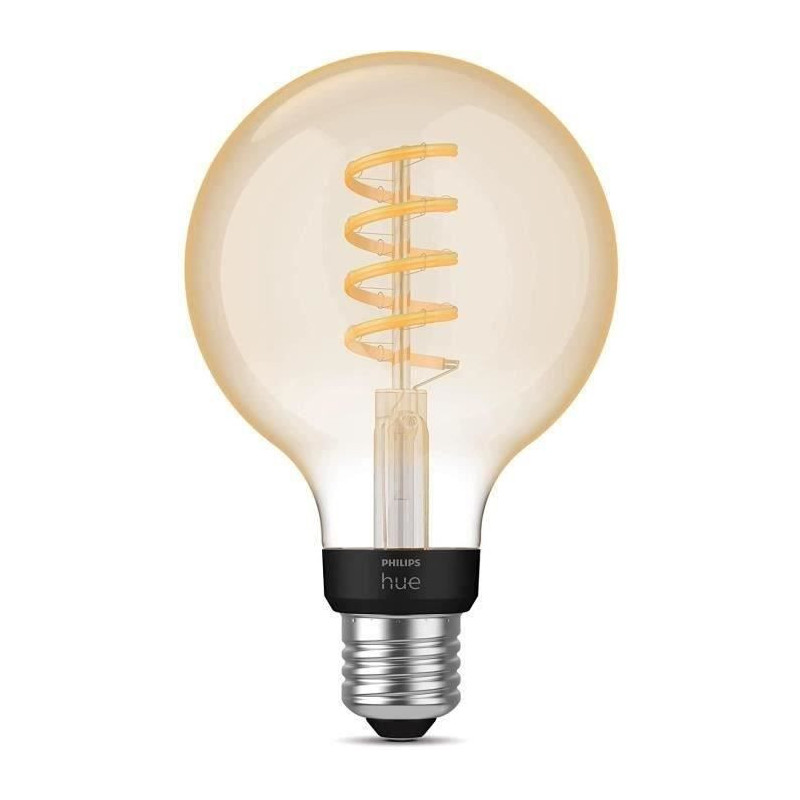 Philips Hue White Ambiance, LED Connected LED E27 Filament G93 Globe,