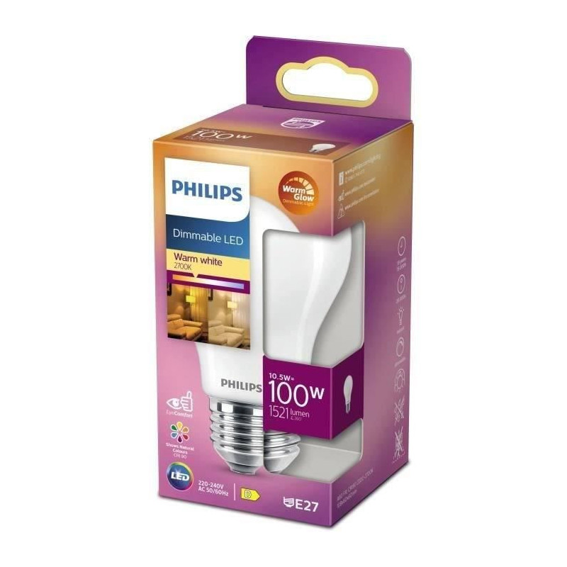 Philips Standard LED bulb E27 - 100W Warm White Depospel Compatible Gl