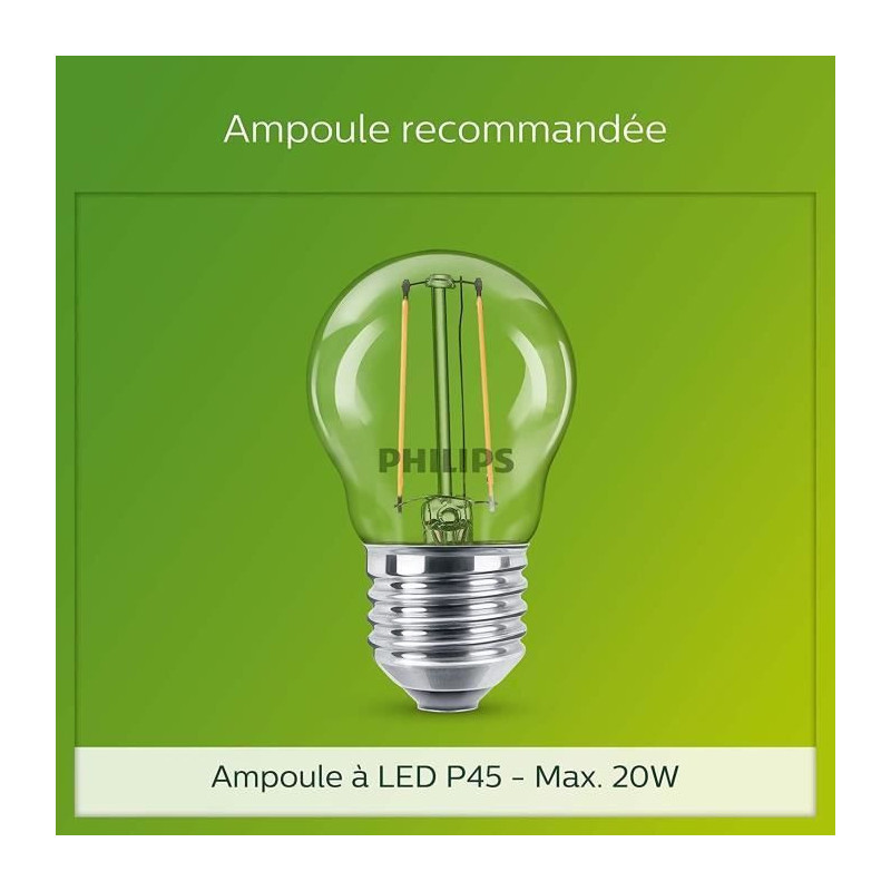 Philips Utrecht outer terminal - 1x20w - Anthracite