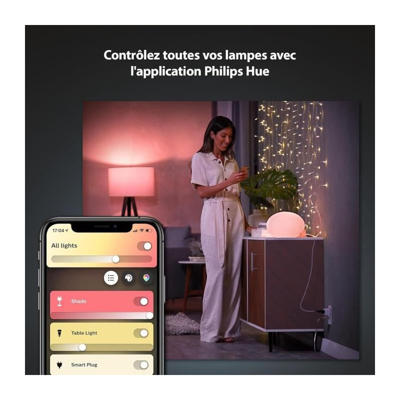 Set of 3 connected sockets - PHILIPS HUE - White