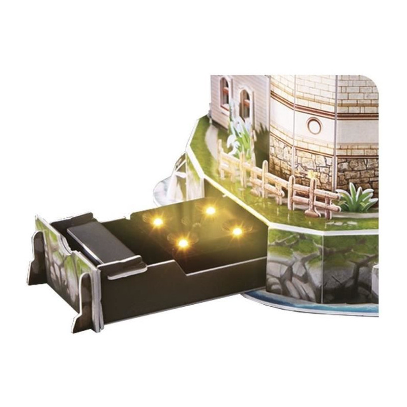 3D Lighthouse Puzzle - Construction Game - EXPLORA - 72 pieces - Ages