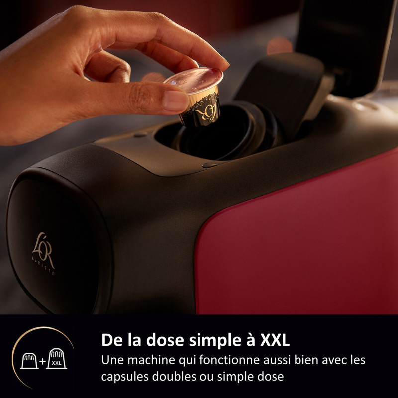 Pod coffee maker - PHILIPS - LM9012/50 - L'Or Sublime - Red