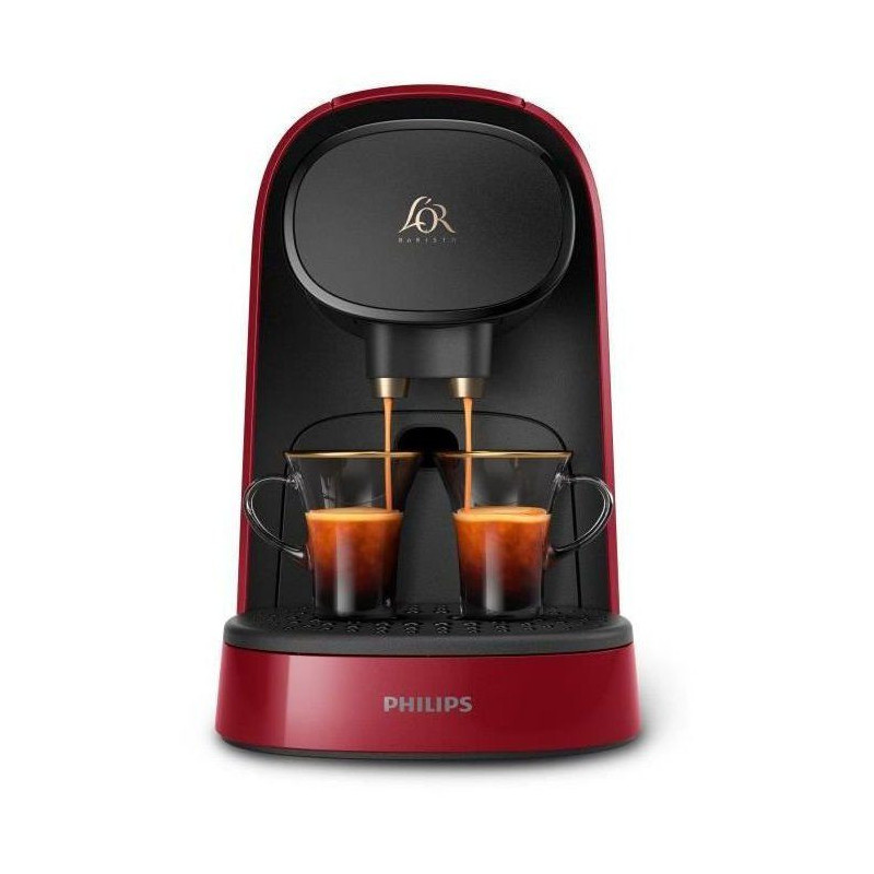 Coffee machine with double espresso capsules philips the gold barista