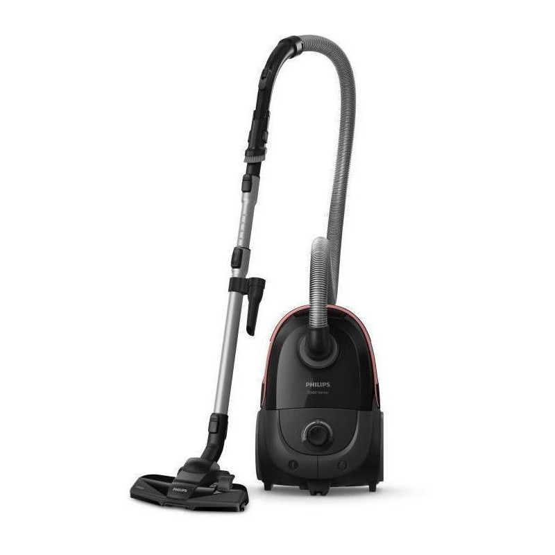 Cylinder vacuum cleaner with bag - PHILIPS - XD5123/10 - 900 W - 4 L -