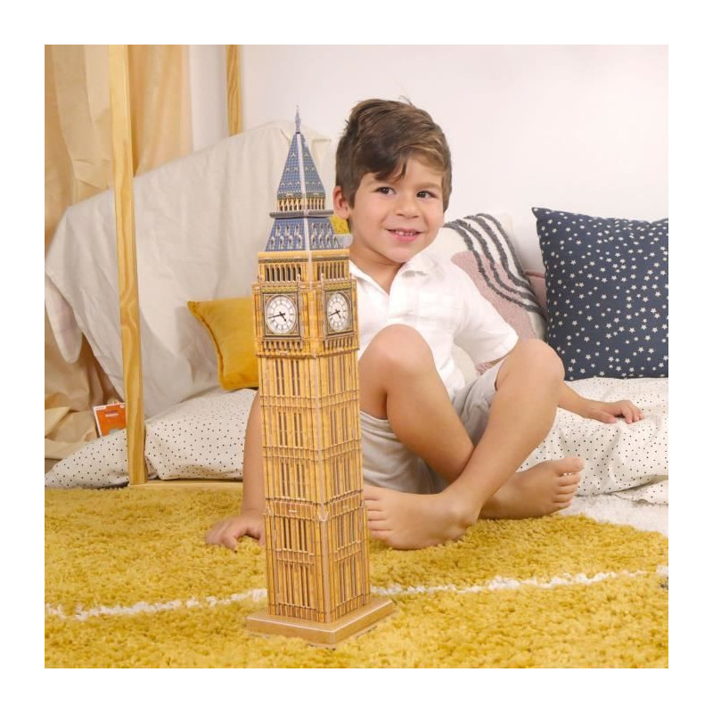 3D Puzzle - Big Ben - Construction Game - EXPLORA - 44 pieces - Ages 5