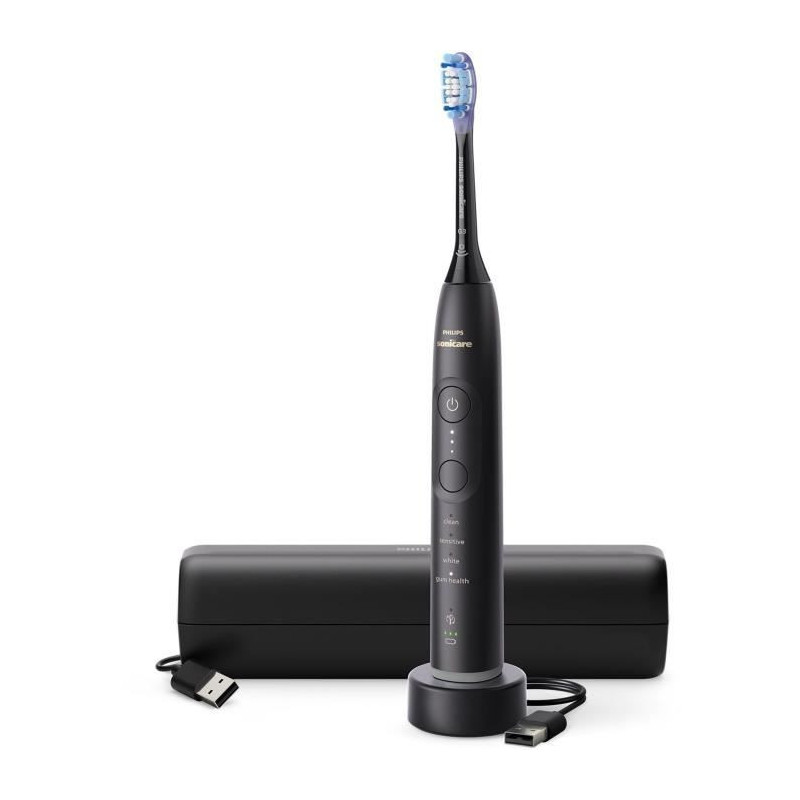 Toothbrush - PHILIPS - HX7421/01 - Sonicare - 7100 Series - Black - El