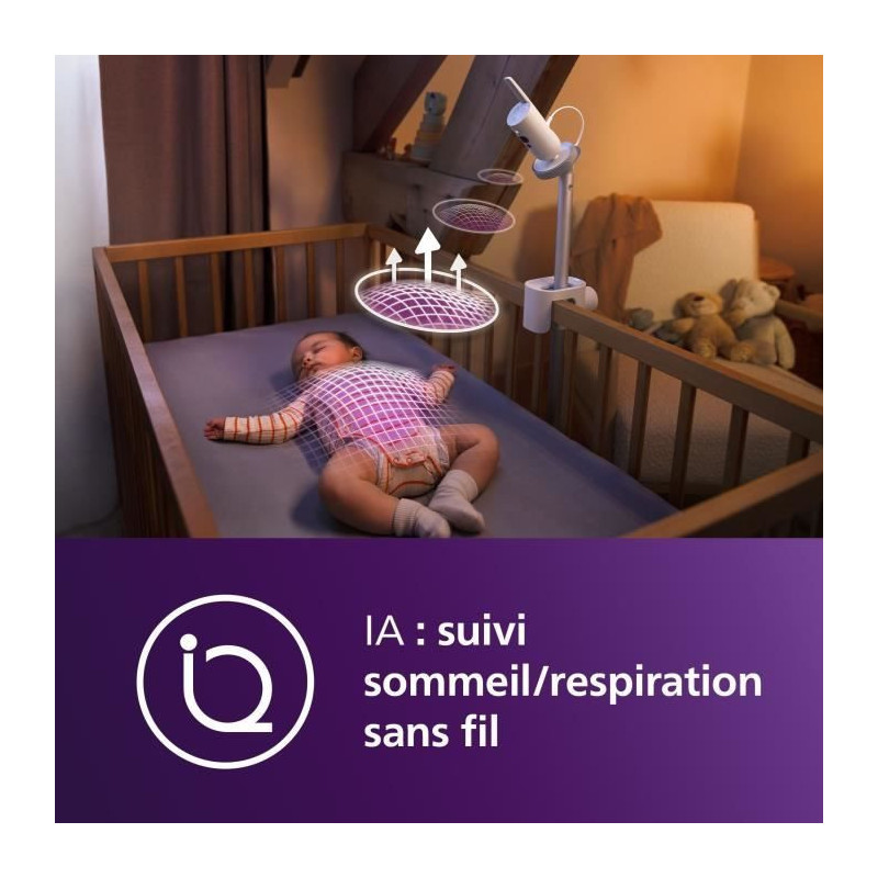 Video baby monitor - PHILIPS AVENT - Premium connected - SCD971/26