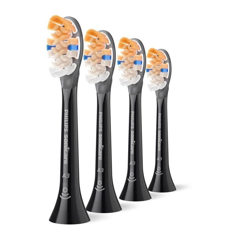 Pack of 4 brush heads - PHILIPS - HX9094/88 - A3 black
