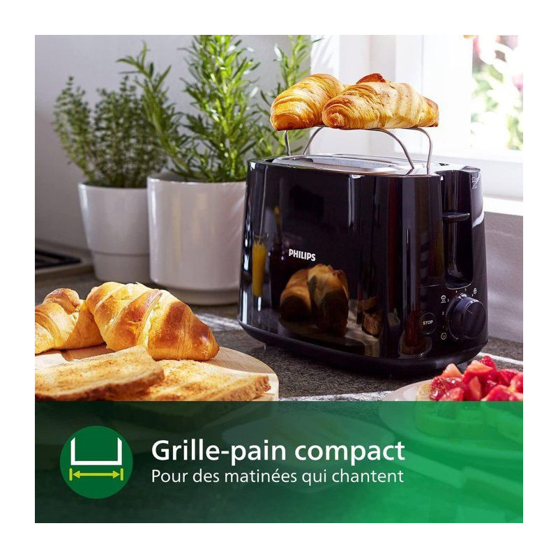 HD2581 / 90, Toaster, black, 830W