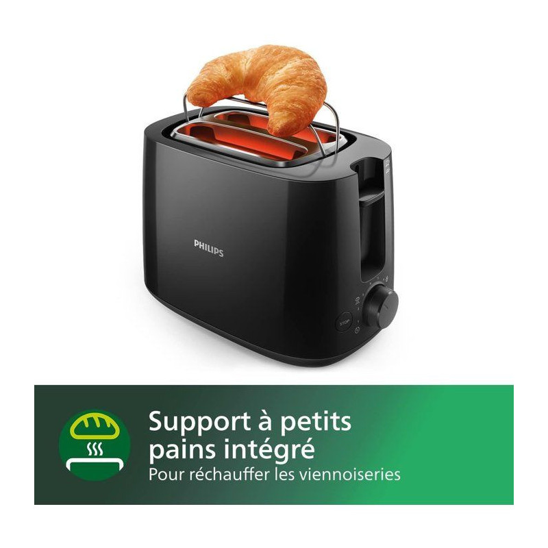 HD2581 / 90, Toaster, black, 830W