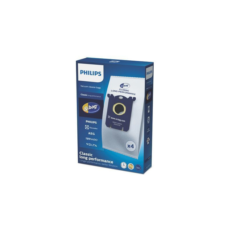 PHILIPS FC8021 / 03 Classic S-bag vacuum cleaner bags 3L - pack of 4