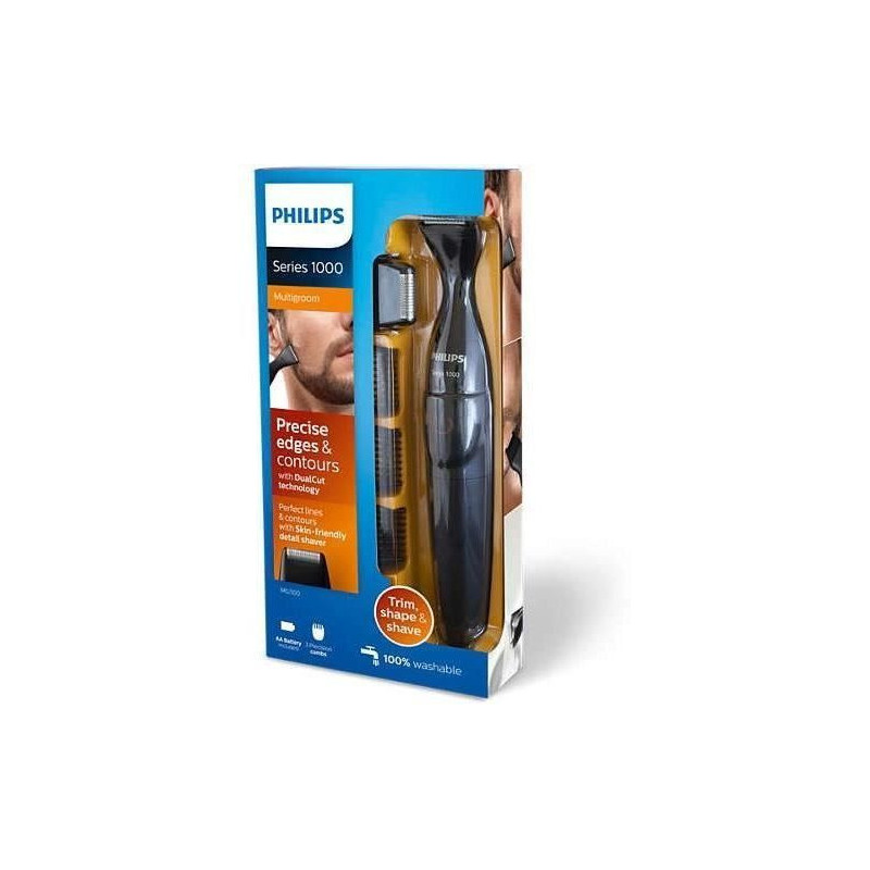 PHILIPS MG1100 / 16 Precision trimmer with 3 beard and mini razor clog
