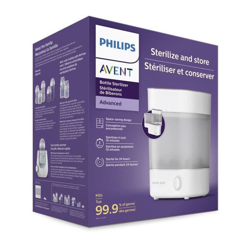PHILIPS AVENT SCF291 / 00 Electronic 4 in 1 sterilizer + Dish basket -