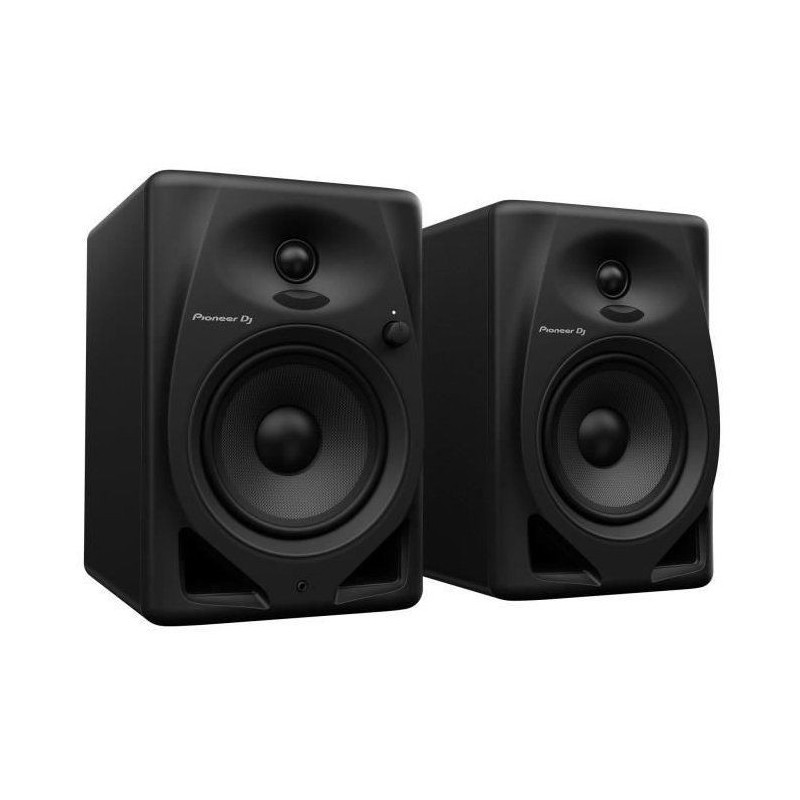 Pair of Pioneer DJ DM-50D monitoring speakers - Bass Reflex - 2x25W -