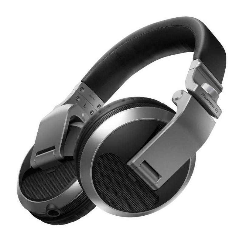 Wired DJ headphones - PIONEER DJ - HDJ X5 - Silver