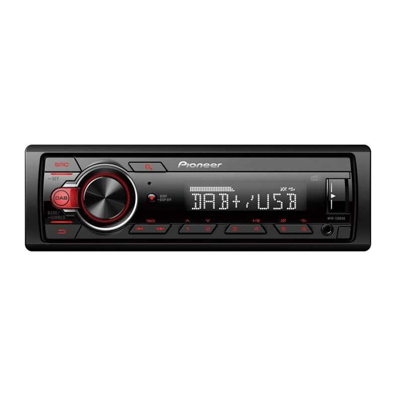 Autradio - Pioneer - MVH -130DAB - USB - DAB+ - AUX