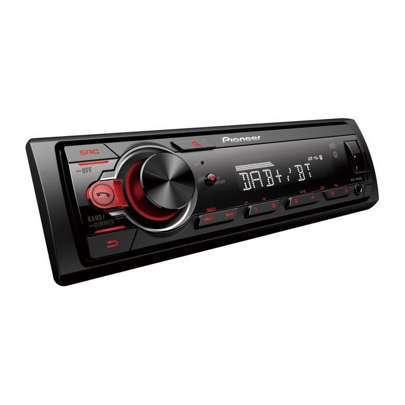 Autradio - Pioneer - MVH -330DAB - USB - DAB+ - AUX - Bluetooth