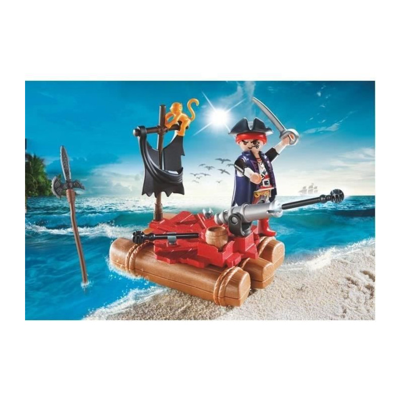 PLAYMOBIL - Pirates Suitcase - Boy - Cannon and projectiles - 22 piece