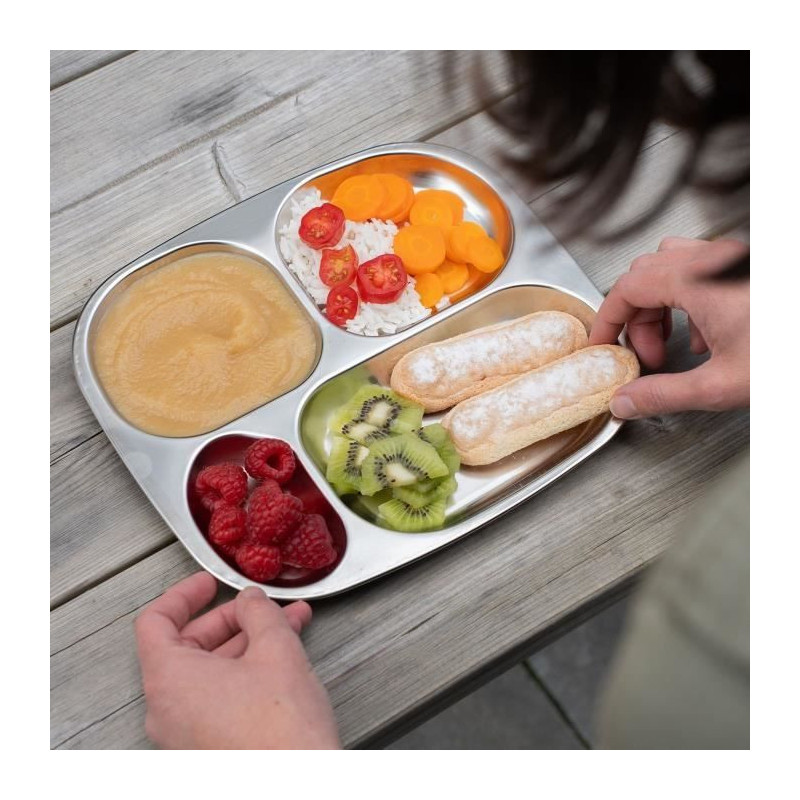 Compartmentalized tray - THERMOBABY - 4 compartments - BPA-free - Stai