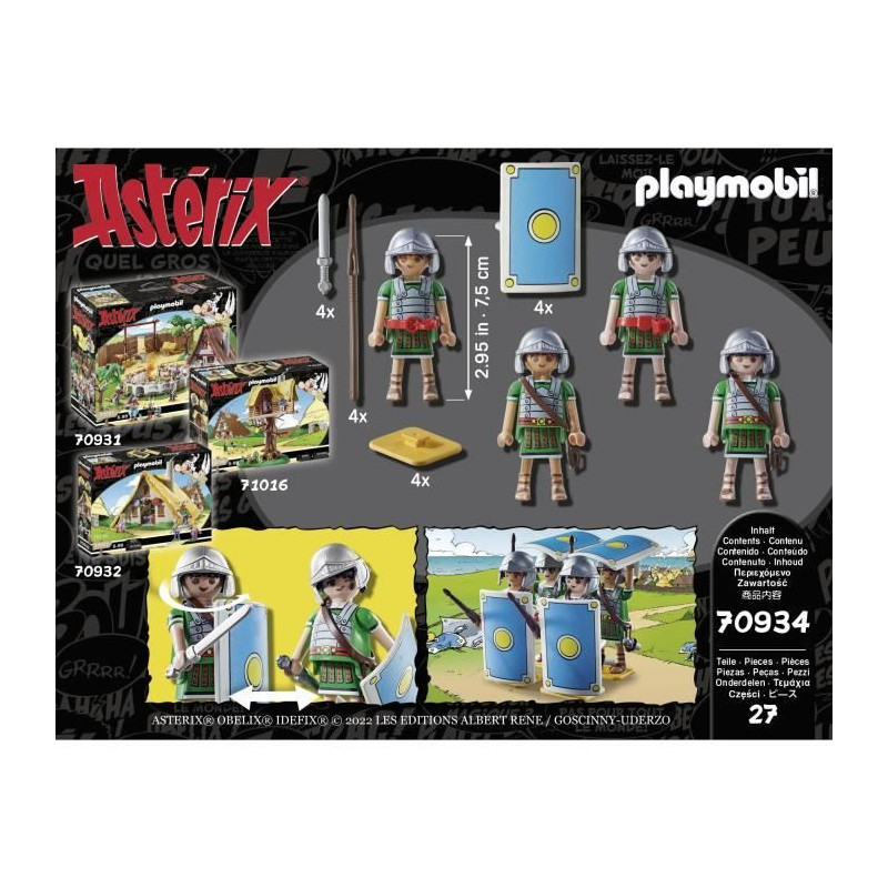 PLAYMOBIL - 70934 - Asterix: The Roman Legionaries