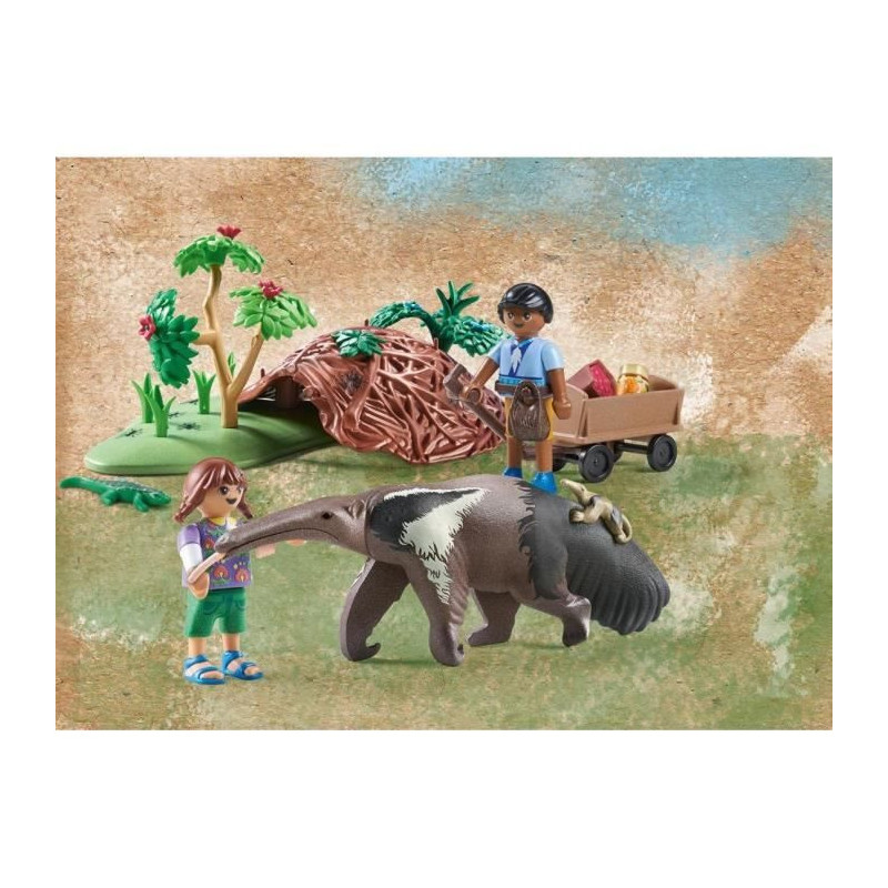 PLAYMOBIL - 71012 - Wiltopia - Anteaters - 39 pieces - Toy for childre