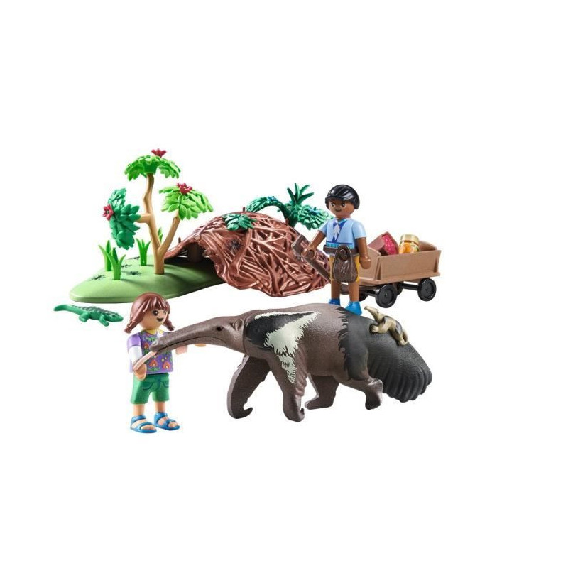 PLAYMOBIL - 71012 - Wiltopia - Anteaters - 39 pieces - Toy for childre