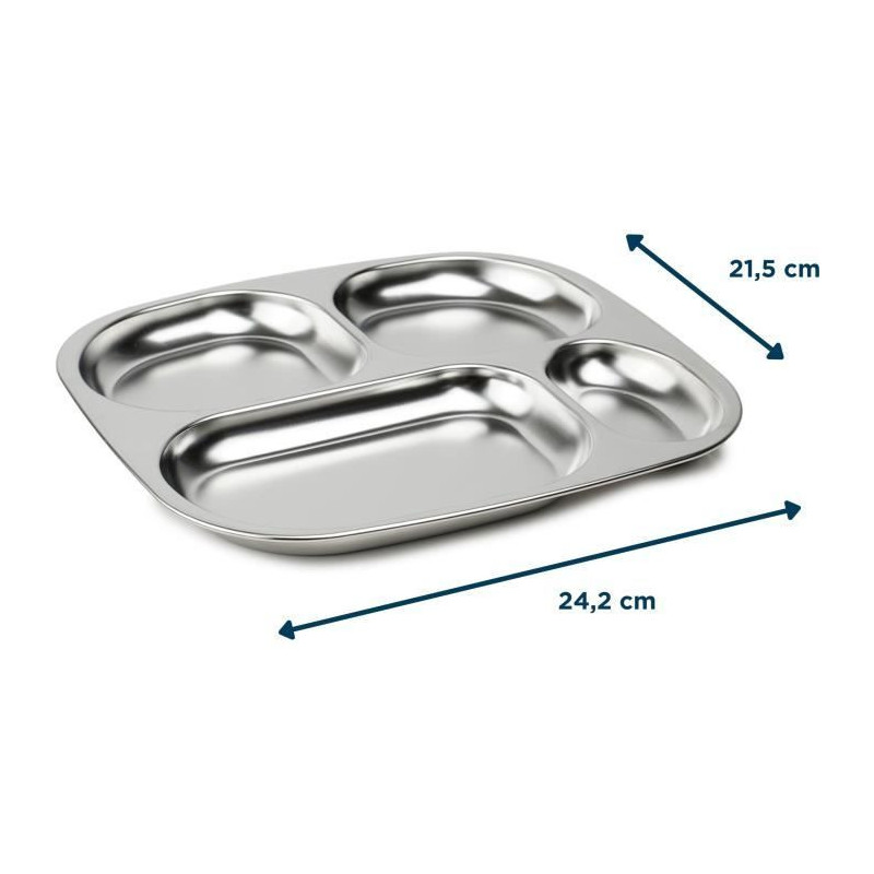 Compartmentalized tray - THERMOBABY - 4 compartments - BPA-free - Stai