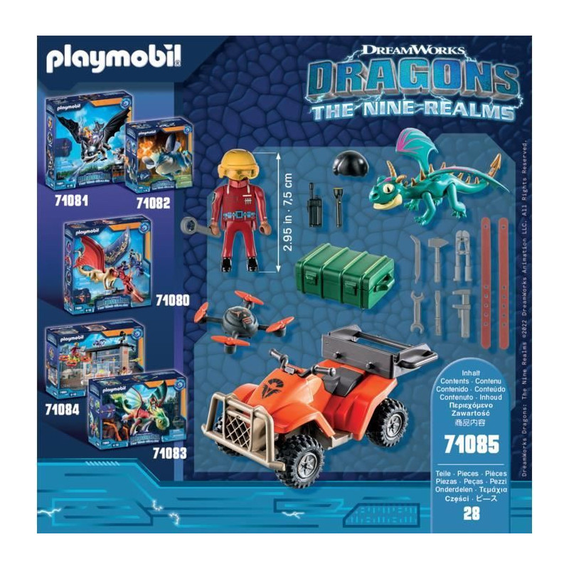 Playmobil - 71085 - Dragons Nine Realms: Icaris Quad