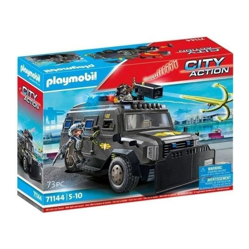 PLAYMOBIL 71144 Special Forces Intervention Vehicle - Police Officers