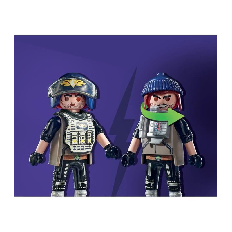 PLAYMOBIL 71147 Transformable Bandit Quad, Police Elite Unit, City Act