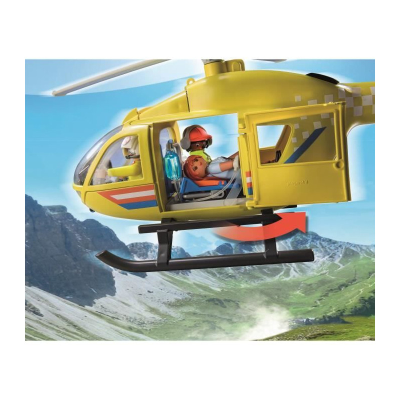 PLAYMOBIL - 71203 - City Action Les Subcutors - Rescue helicoptere